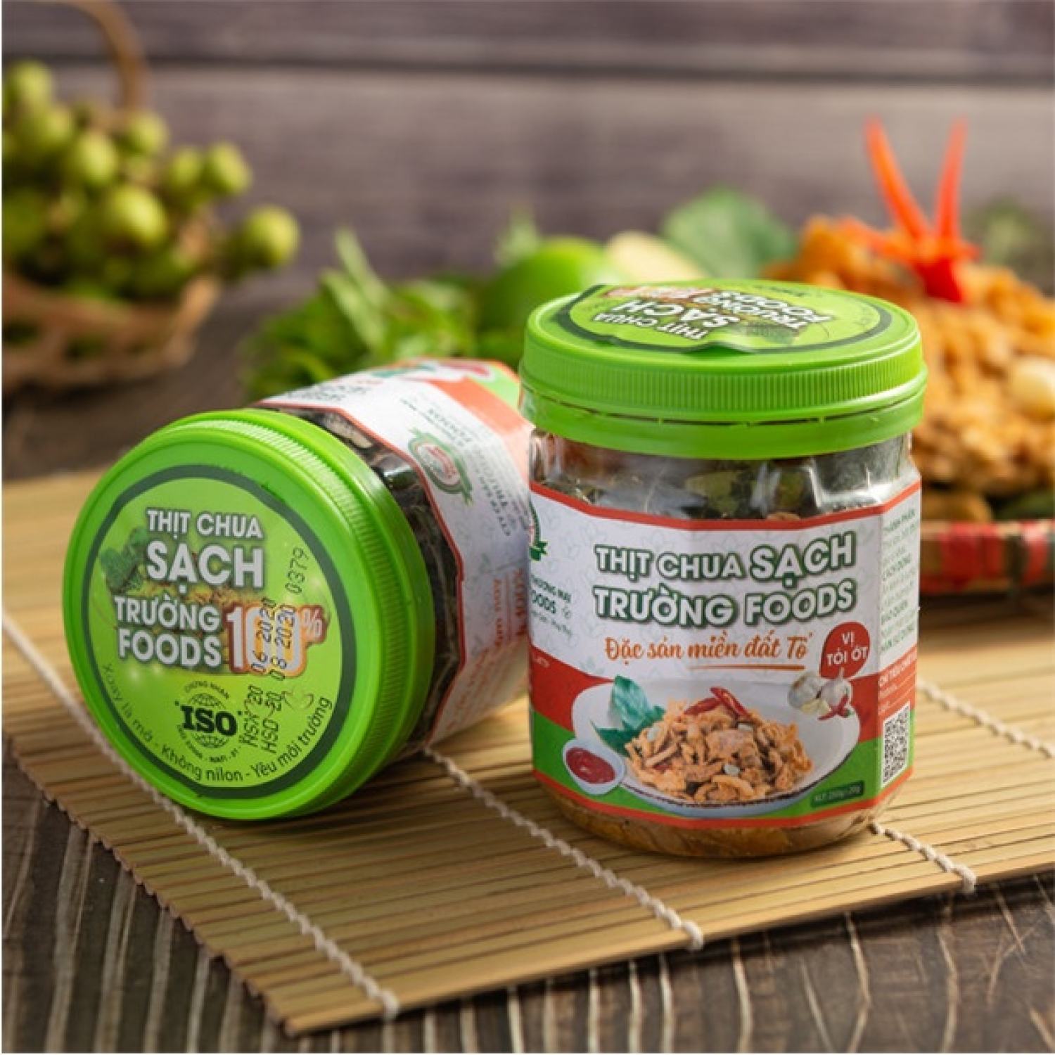 Combo 5 hộp Thịt Chua Tỏi ớt Trường Foods