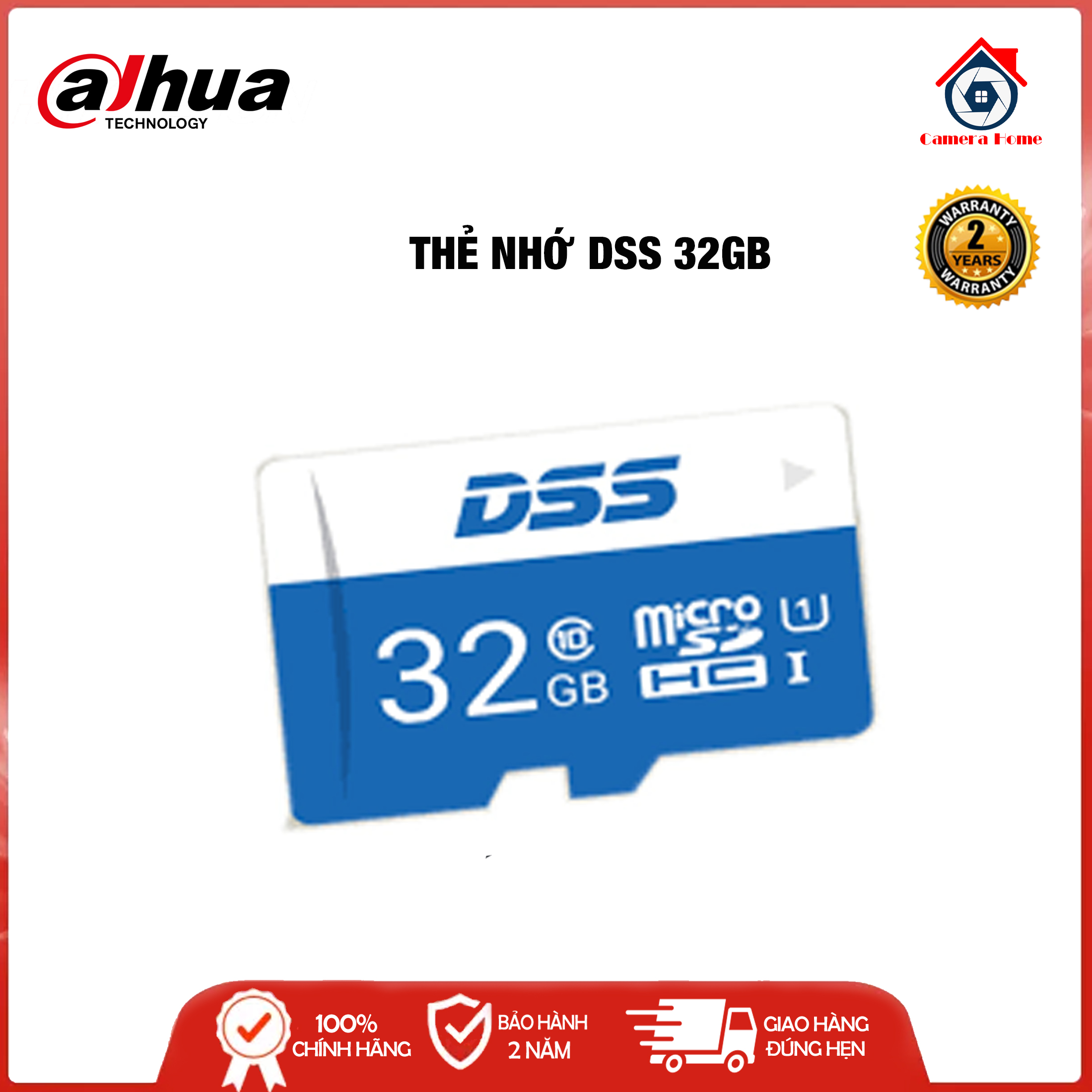 Thẻ nhớ 32gb micro sd dss - camera home