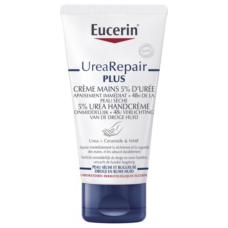 Kem dưỡng da tay siêu mềm mịn eucerin urea repair plus 5% 75ml dưỡng siêu tốt