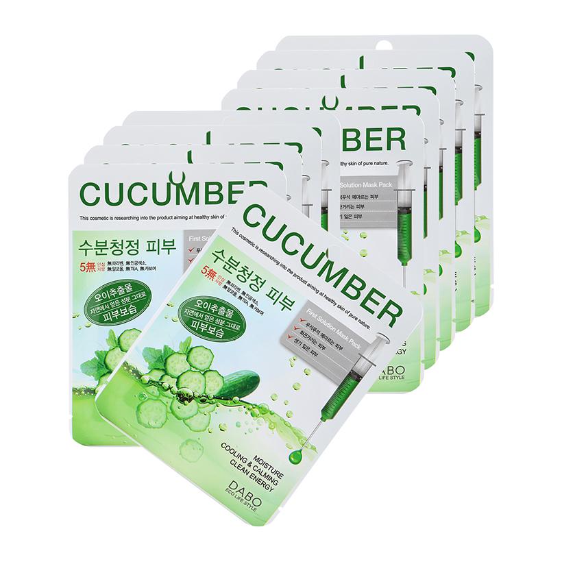 Combo 10 gói mặt nạ dưa leo cấp nước dưỡng da DABO hàn quốc ( 22ml/ gói)