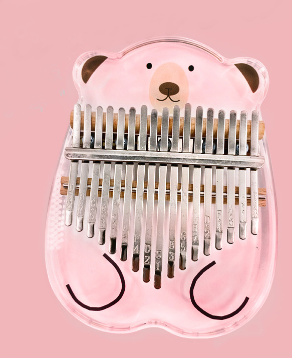 Đàn Kalimba Pha Lê Trong Suốt Anca 17 Phím Chính Hãng - Đầy Đủ Phụ Kiện, kalimba giá rẻ