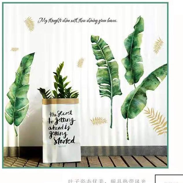decal Dán Tường Hình chiếc lá-9238