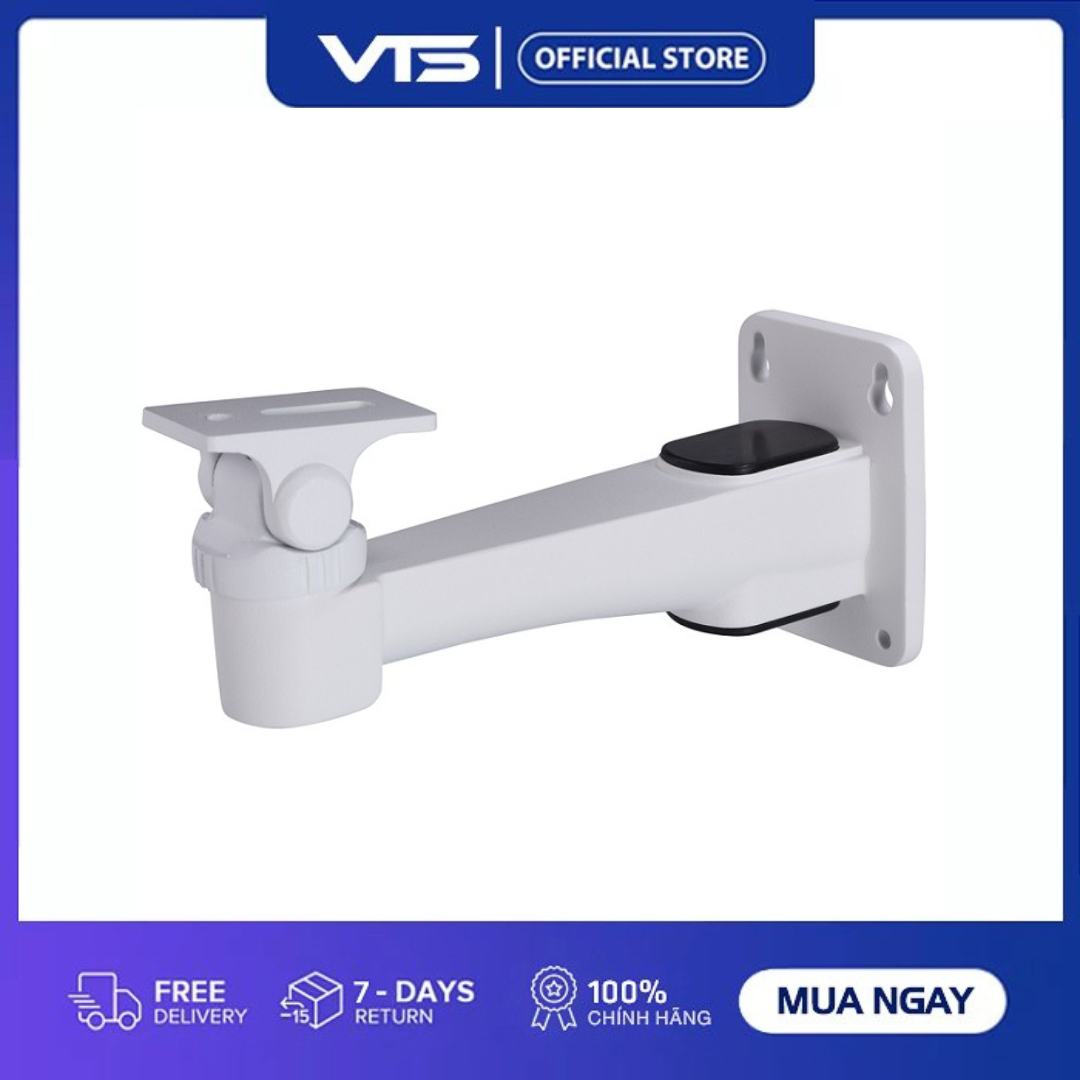 [FREESHIP] Chân Đế Camera Ngoài Trời, Nhựa ABS Cao Cấp, Độ dài 169mm, Chỉnh chiều ngang 180 độ, Chiều dọc 110 độ - VTS Smart Home
