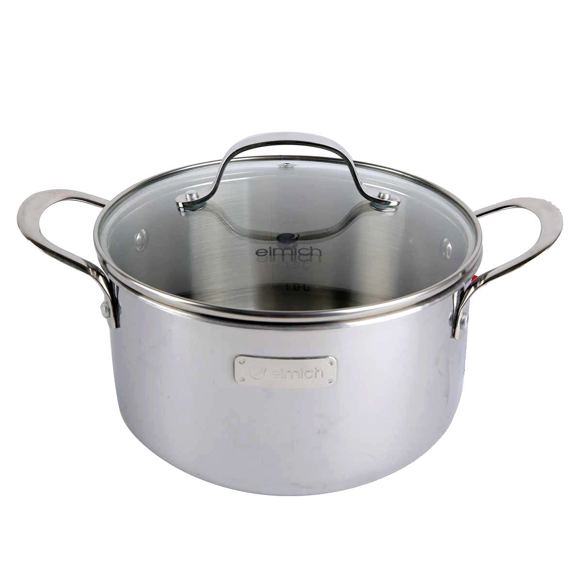 Nồi inox 304 Elmich Trimax 18cm/20cm/26cm dùng được trên bếp từ và các loại bếp khác, bảo hành 5 năm