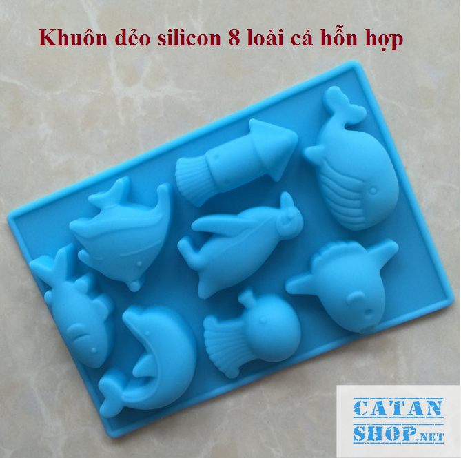 [HCM]Khuôn silicon dẻo 3D 4D đổ Socola Thạch Đá Kẹochipchip tạo hình cute GD311-Khuondeo