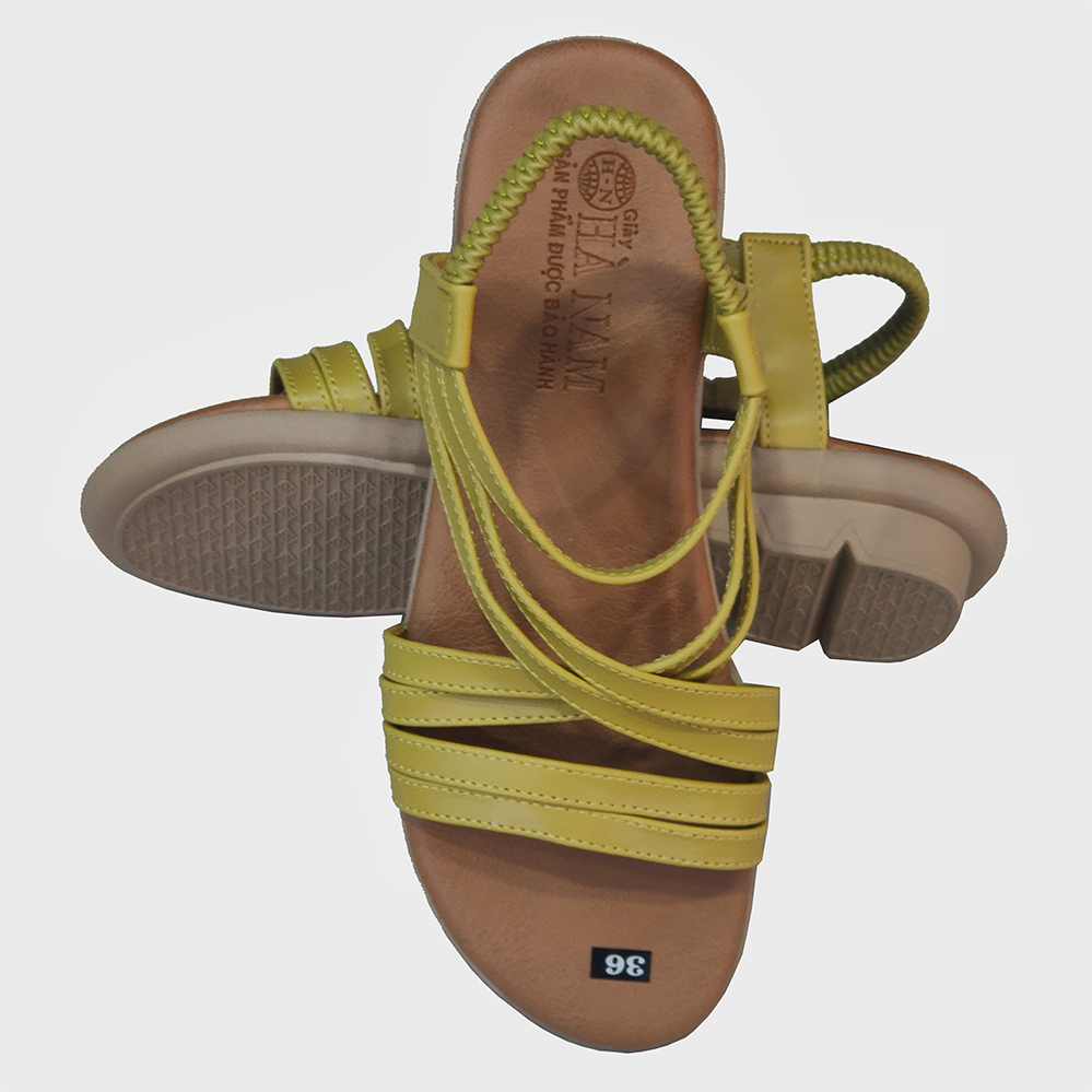 Giày sandal nữ da bò thật titi đô cao cấp dnu2110