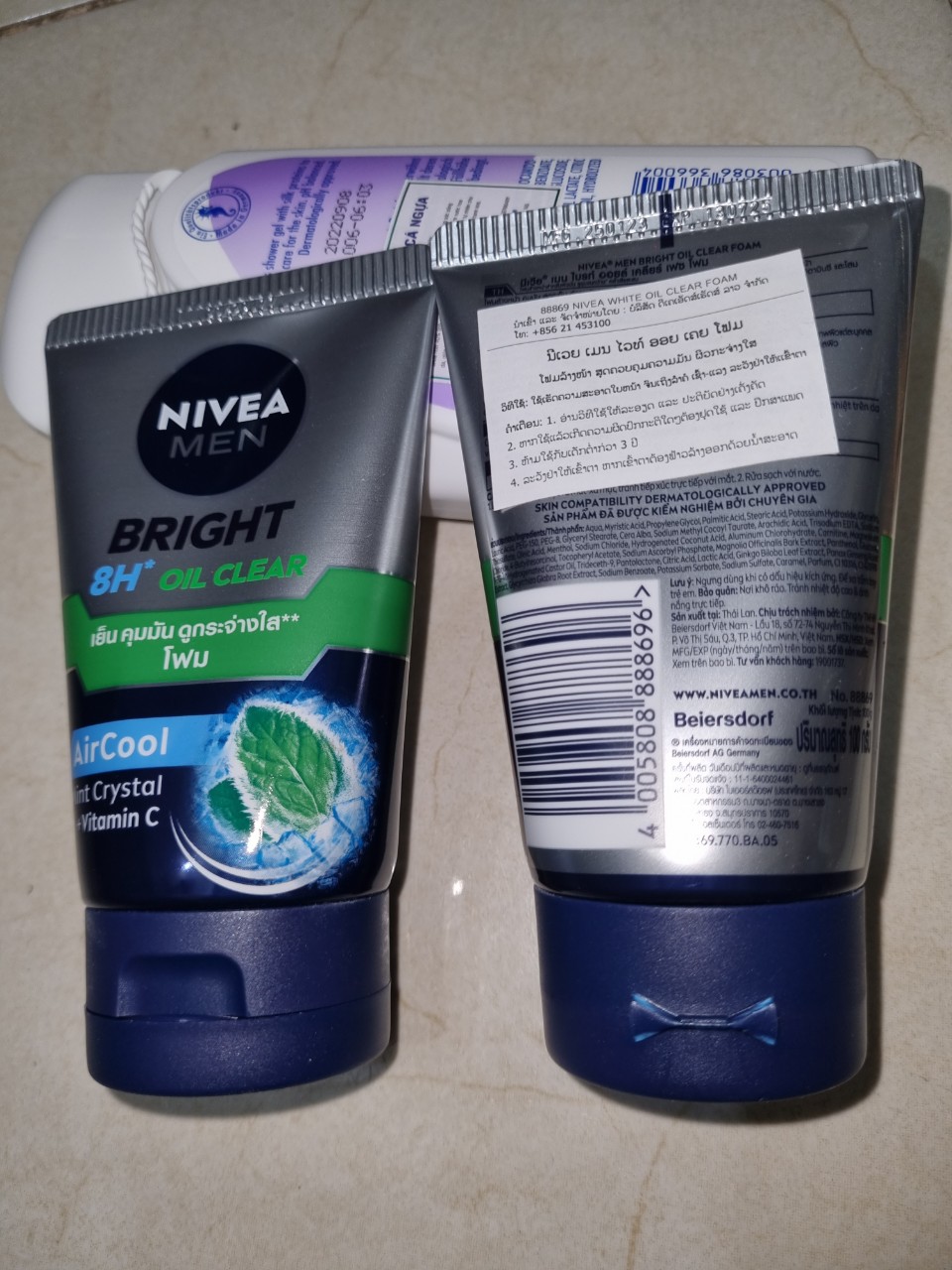 Sữa rửa mặt nivea men sạch sâu kiểm soát nhờn 100g nhập khẩu thái lan