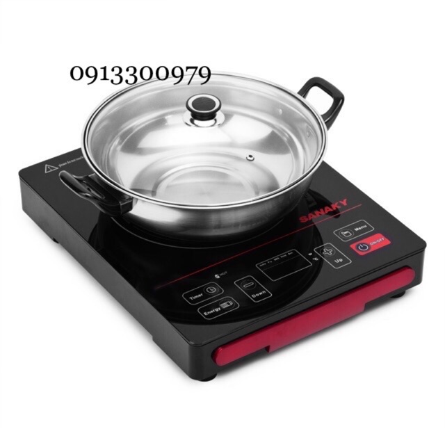 Bếp Hồng Ngoại Sanaky Snk-2101Hg- Kèm Nồi Inox Và Vỉ Nướng