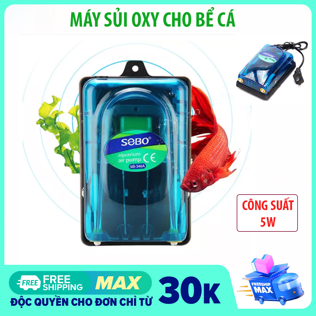 Máy sủi ôxi loại nào tốt, Mua máy sục ôxy ở đâu, Máy sục khí cho bể cá - Giảm giá 50% - BH uy tín - More2love