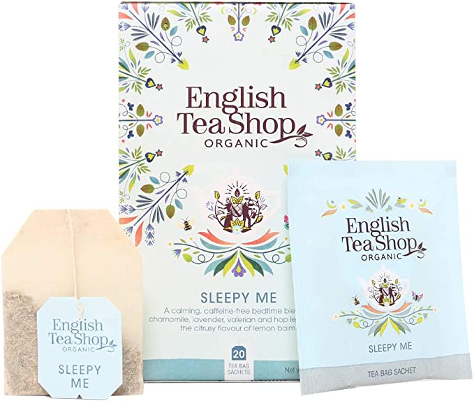 Trà túi lọc hữu cơ organic English Tea Shop Sleep Me - trà thảo mộc giúp ngủ ngon