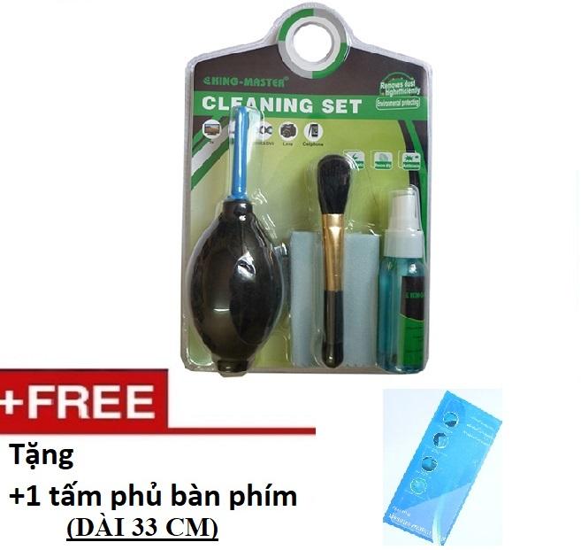 Bộ vệ sinh 6 món cho máy tính Laptop Tặng tấm phủ bàn phím laptop