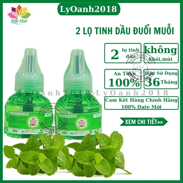Tinh dầu đuổi muỗi 2 lọ