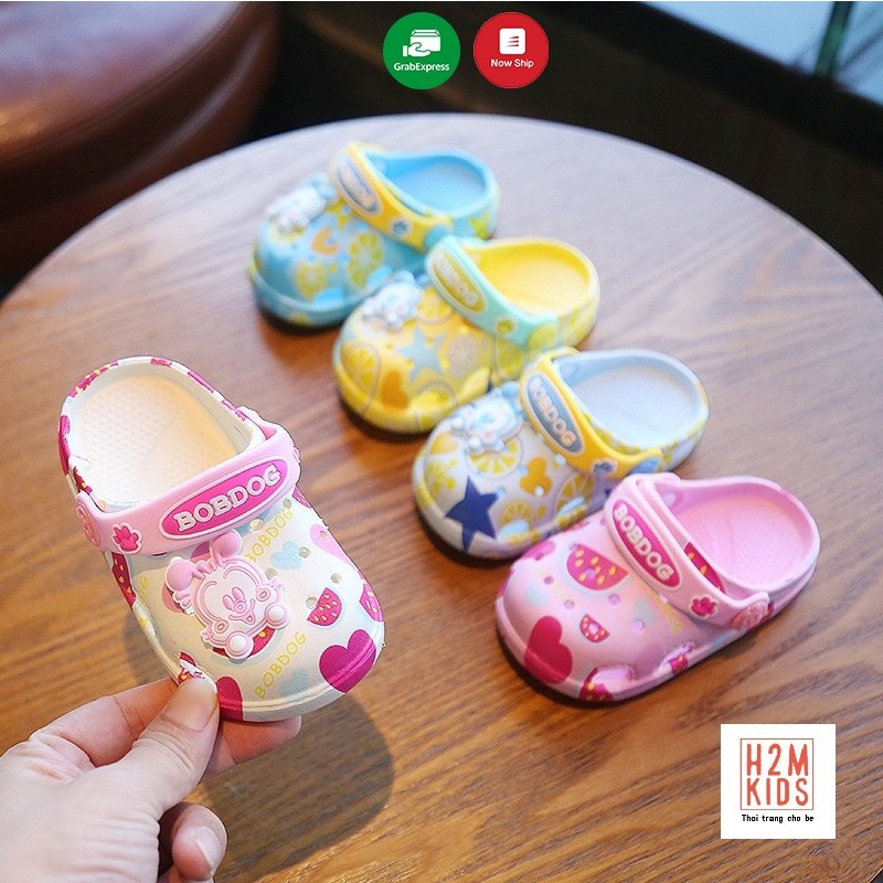 Dép cho bé Bobdog sục cross cho bé trai bé gái siêu nhẹ chống trơn trượt chính hãng SB2