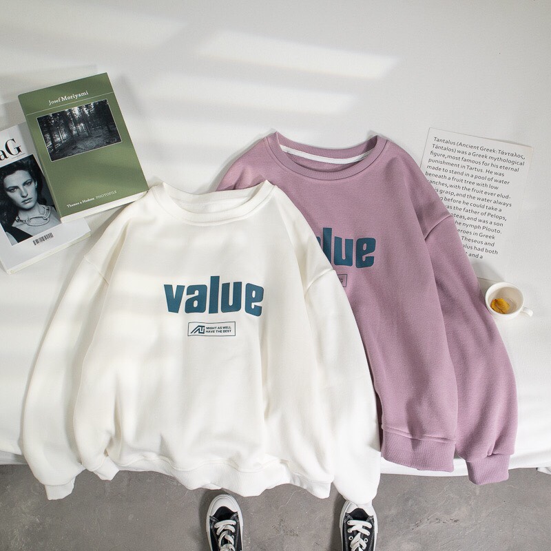 Set áo đôi sweater value nam nữ đẹp