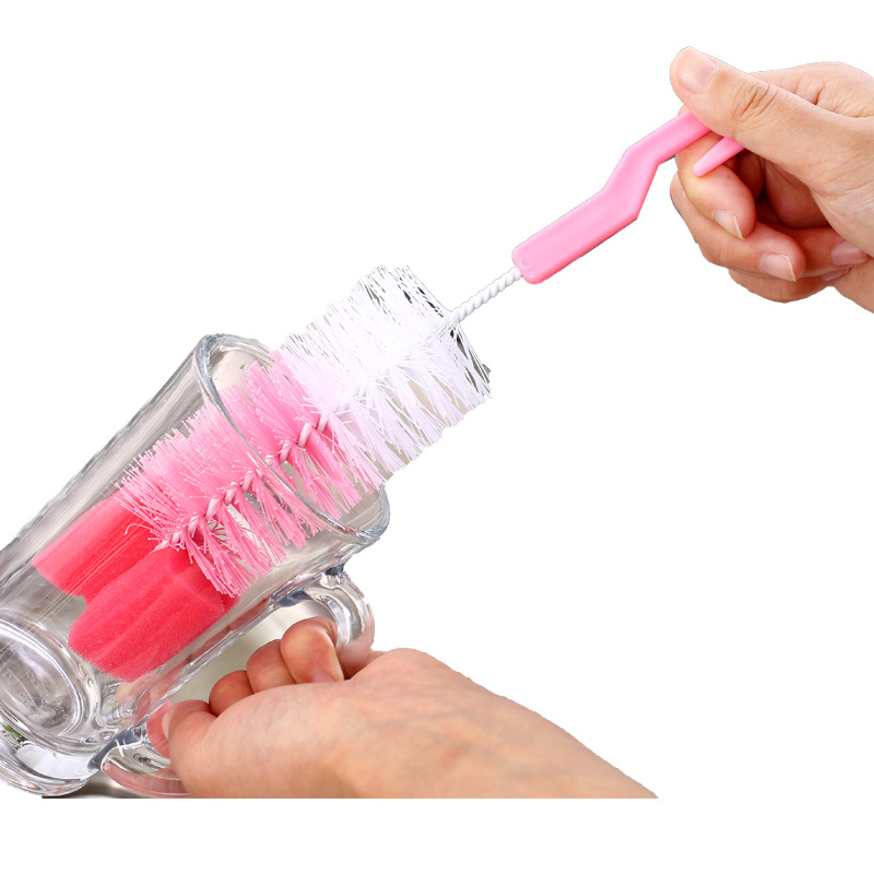 Bộ 2 cọ rửa bình sữa và núm ty cho bé, Cây cọ rửa bình sữa và núm ti