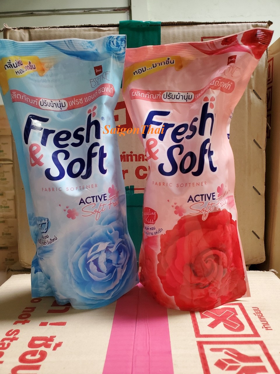 Nước xả vải Thái Lan Fresh&Soft 600ml/túi