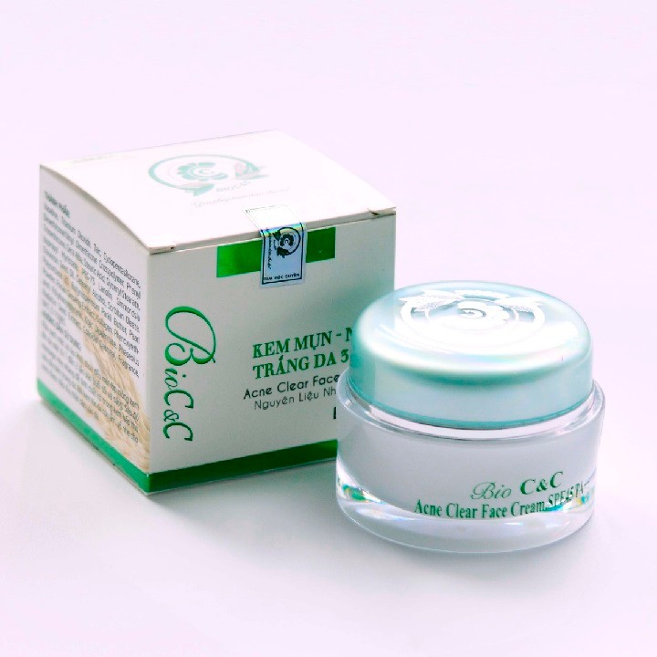 Kem mụn nám trắng da 3in1 bioc&c 15g