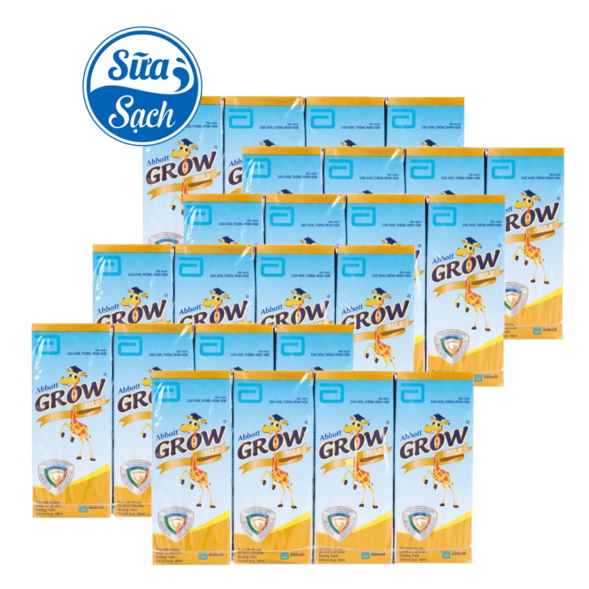 Combo 5 lốc Sữa Nước Abbott Grow Gold Hương Vani 110ml