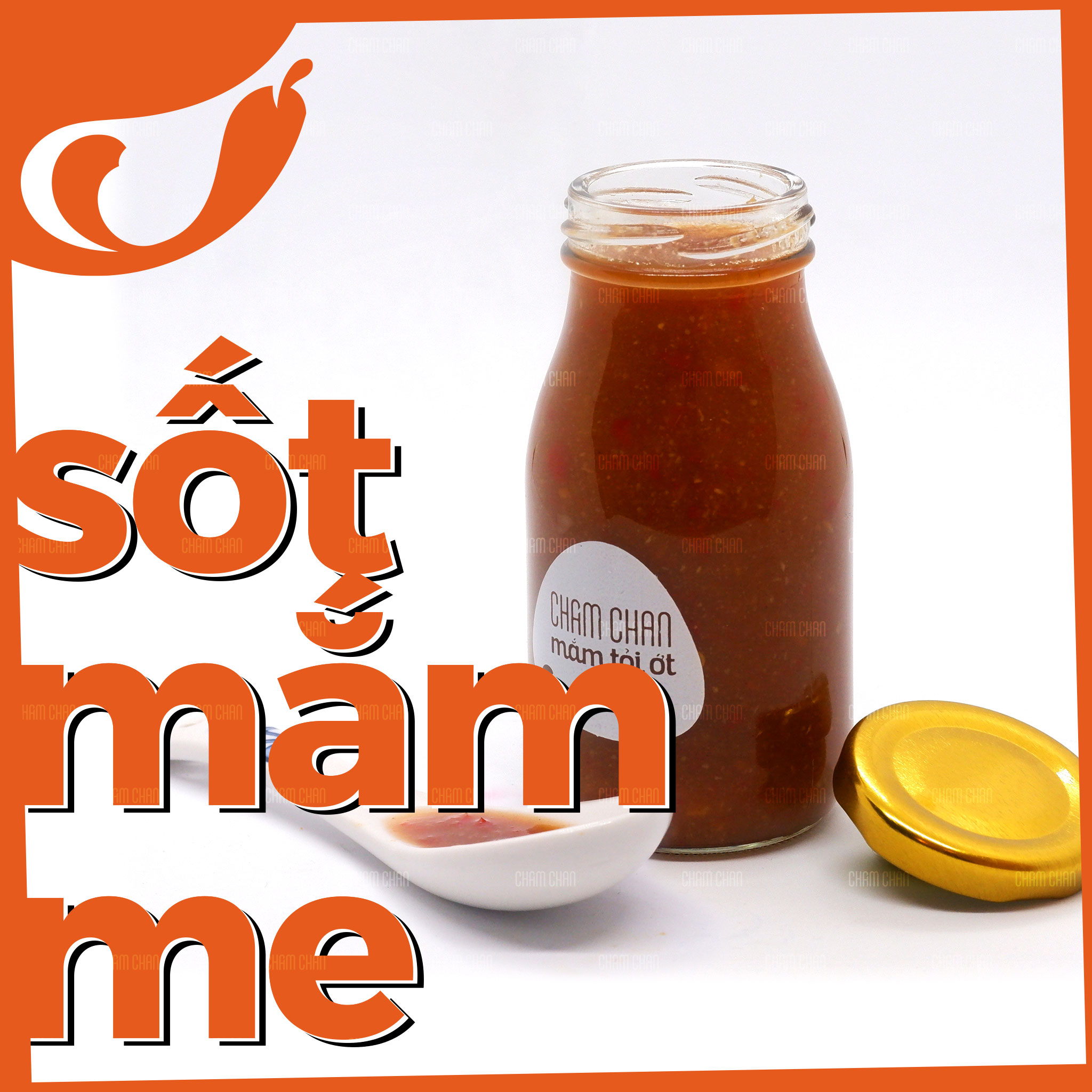 [HCM]Sốt Mắm Me Chấm Chan - Chai 200ml / Cay Đó