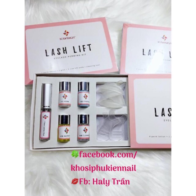 Set uốn mi collagen 6D