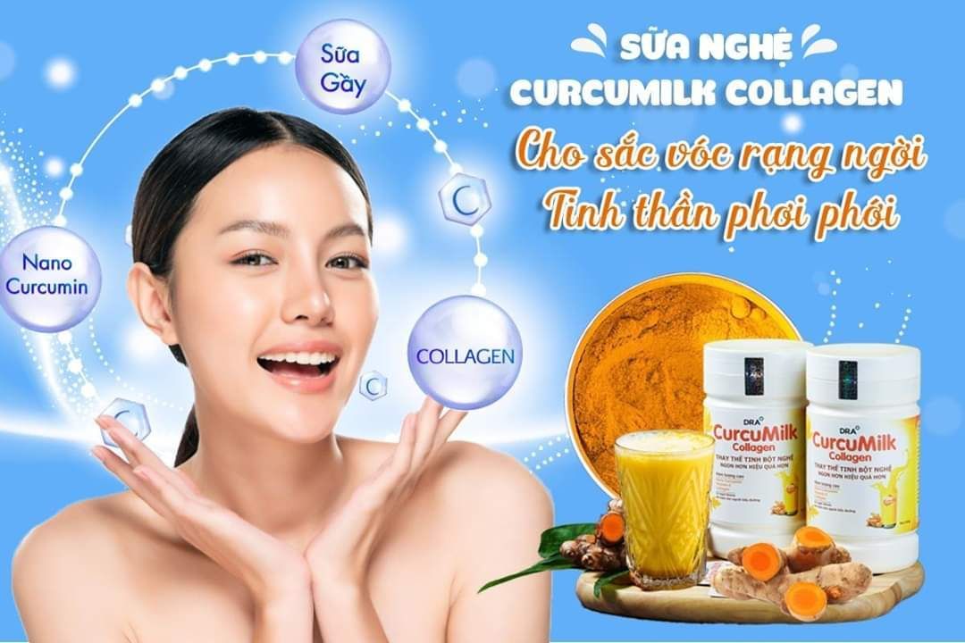 Sữa nghệ Curcumilk Collagen hộp 500g