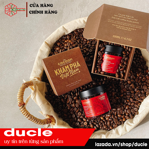 Cà phê Đăk Lăk làm sạch da chết Cocoon 200ml
