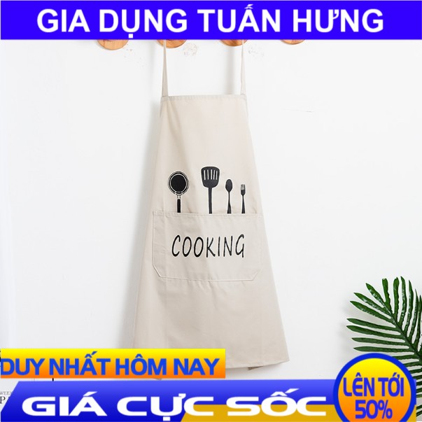Tạp dề cooking chống thấm nước, tạp dề chống thấm nước 2 lớp trượt nước ngay bề mặt ngoài tạp dề pha chế tạp dề nails tạp dề tóc tạp dề nhà hàng tạp dề quán ăn tạp dề nội trợ