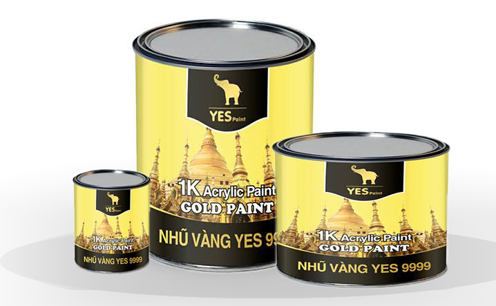 SƠN NHŨ VÀNG 1K YES 9999 - TẶNG KÈM CỌ