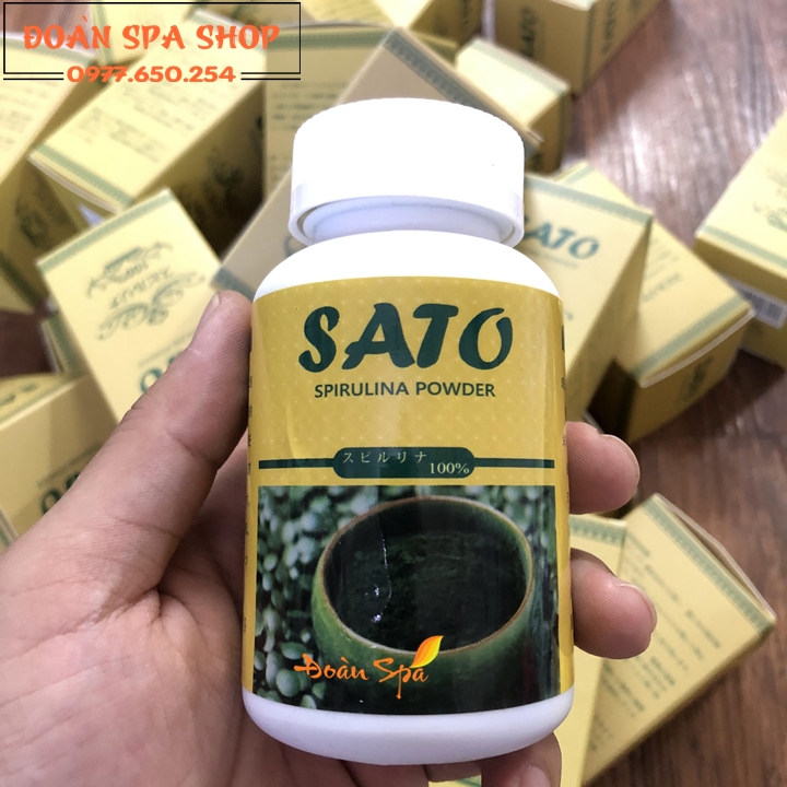 Bột tảo xoắn Sato 100gr