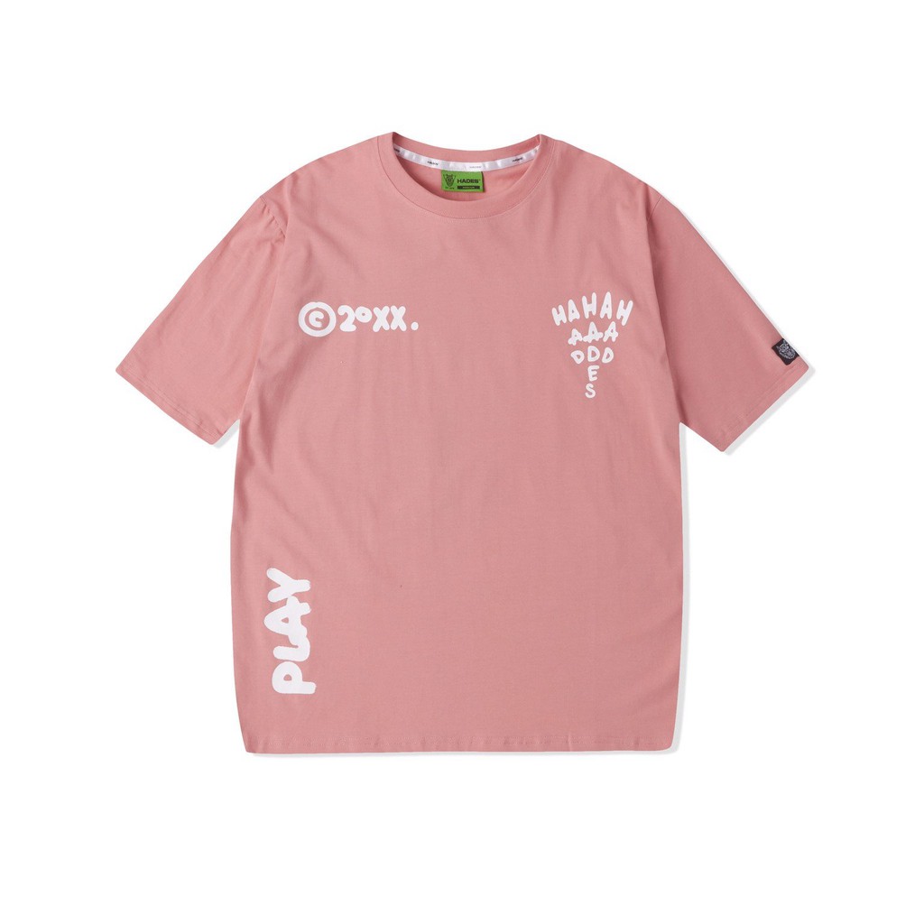 →※▲ Áo Thun Hades Play Màu Đen , Hồng Ruốc , Xám Unisex Streetwear Streetstyle