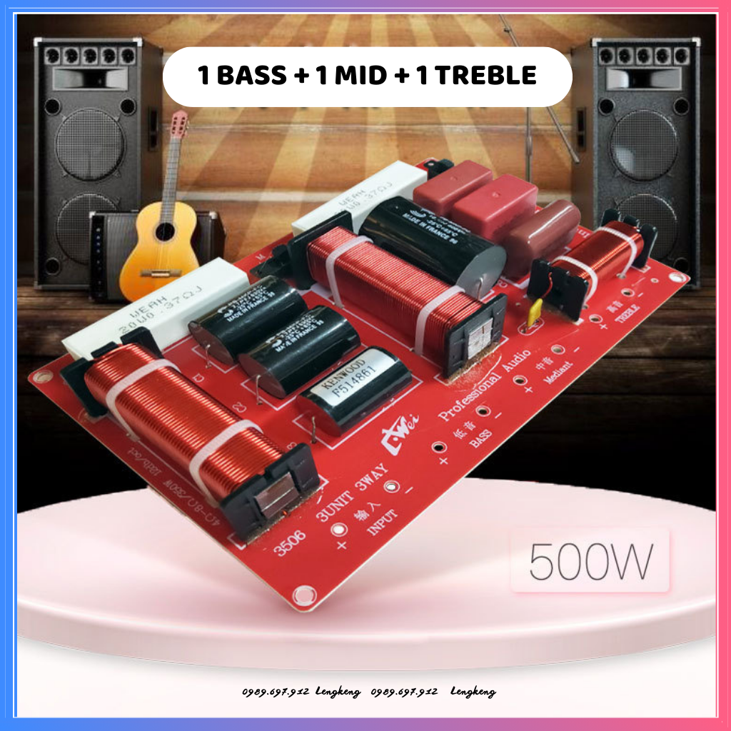 [Giá 1 mạch] Mạch phân tần 3 đường tiếng KTV 3506 công suất lớn 500w | Dùng cho các loa Bass 20, 30, 40, 50 loa sân khấu, âm thanh gia đình hoặc loa kéo