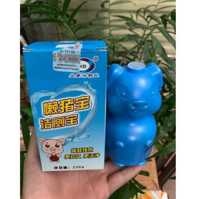 3 lọ thả bồn cầu hình con lợn hương cực thơm 230g