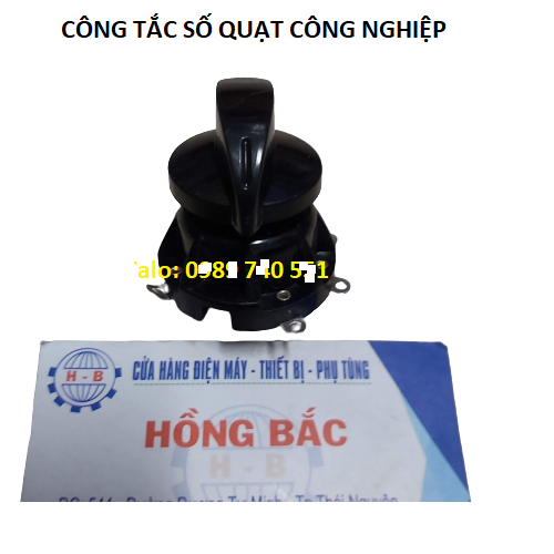 01 Công tắc số quạt công nghiệp