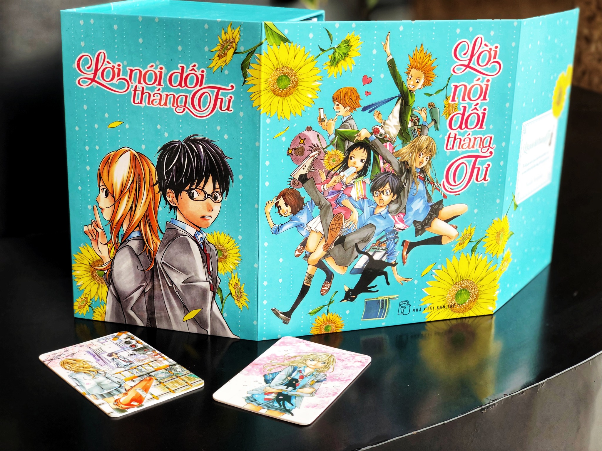 Boxset Lời Nói Dối Tháng Tư - Tặng Kèm 2 Card Nhựa Hình Nhân Vật (Bộ 12 Tập)