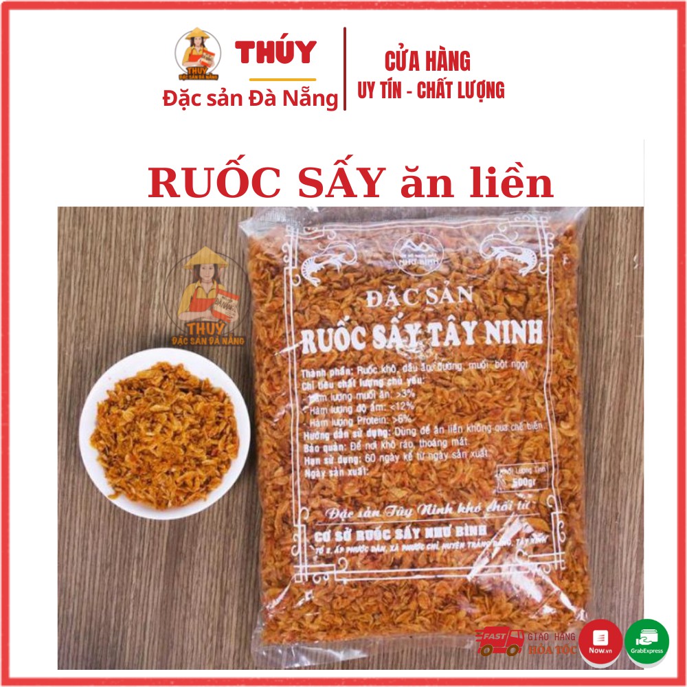 Tép sấy ăn liền 500gr loại ngon thơm giòn đậm vị