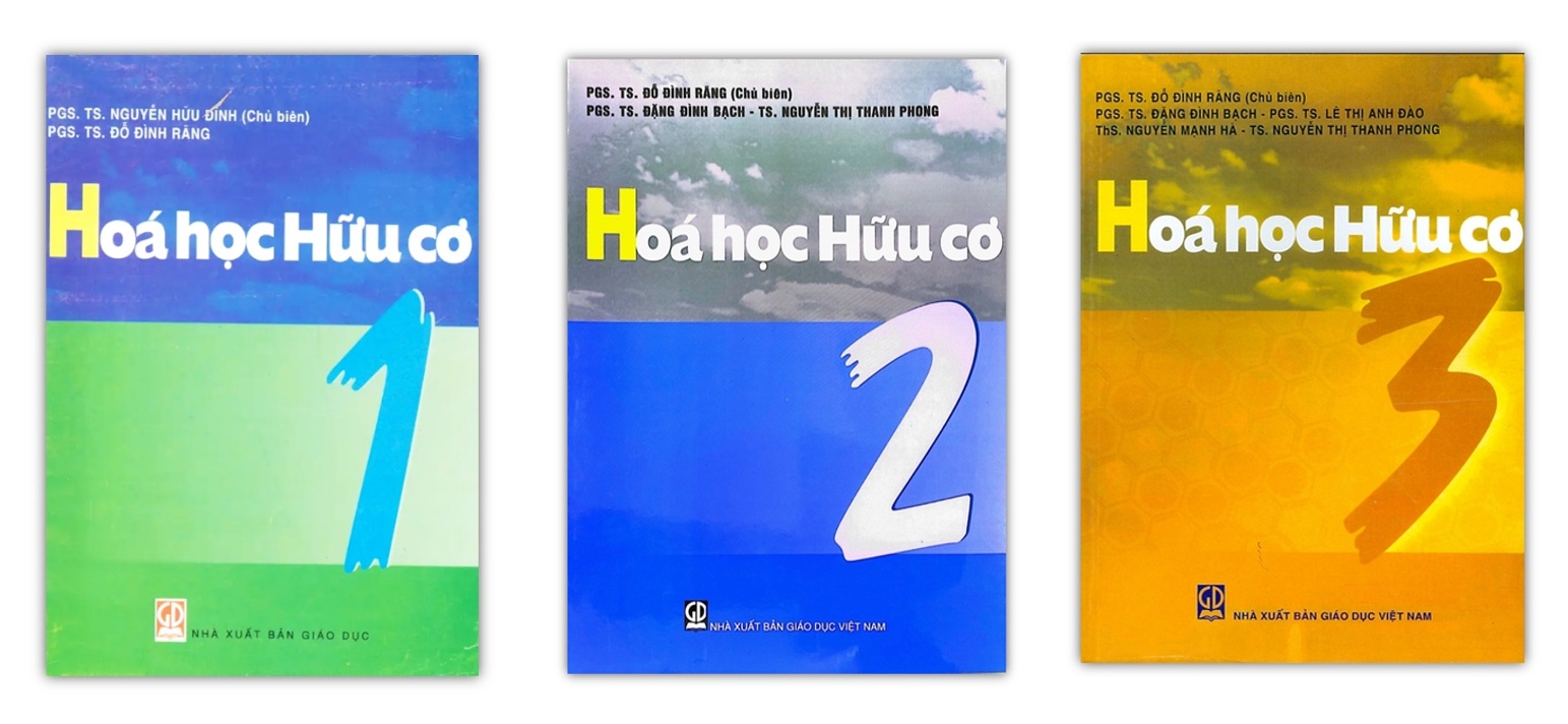 Sách - combo 3 cuốn hóa học hữu cơ - tập 1 + 2 + 3