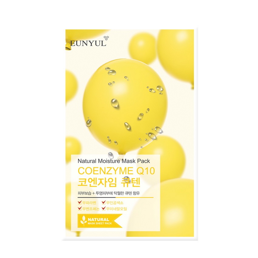 Mặt nạ eunyul coenzyme q10 dưỡng da trẻ trung 22ml | natural moisture mask pack