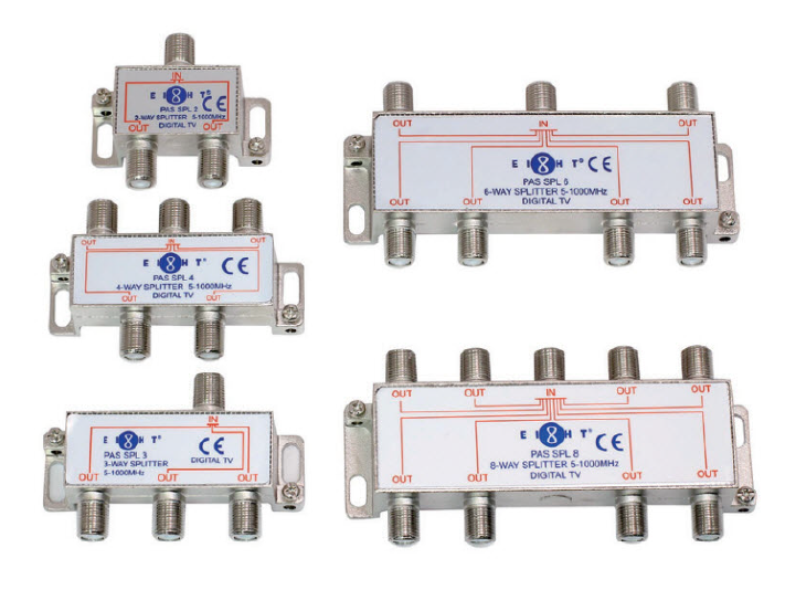 Bộ chia 2 3 4 6 8 chia tín hiệu chảo, truyền hình cáp. anten kỉ thuật số