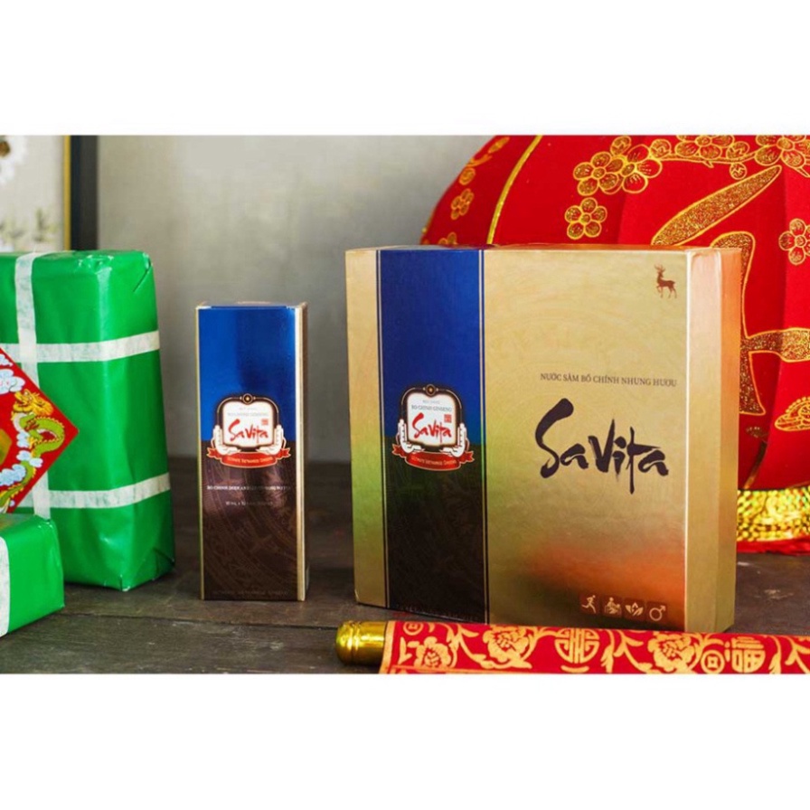 SAVITA Nước Sâm Bổ Chính Dành Cho Nam SAVITA, Tăng C.ường S.ức Kh.ỏe, Đề Kh.áng và Sinh Lực