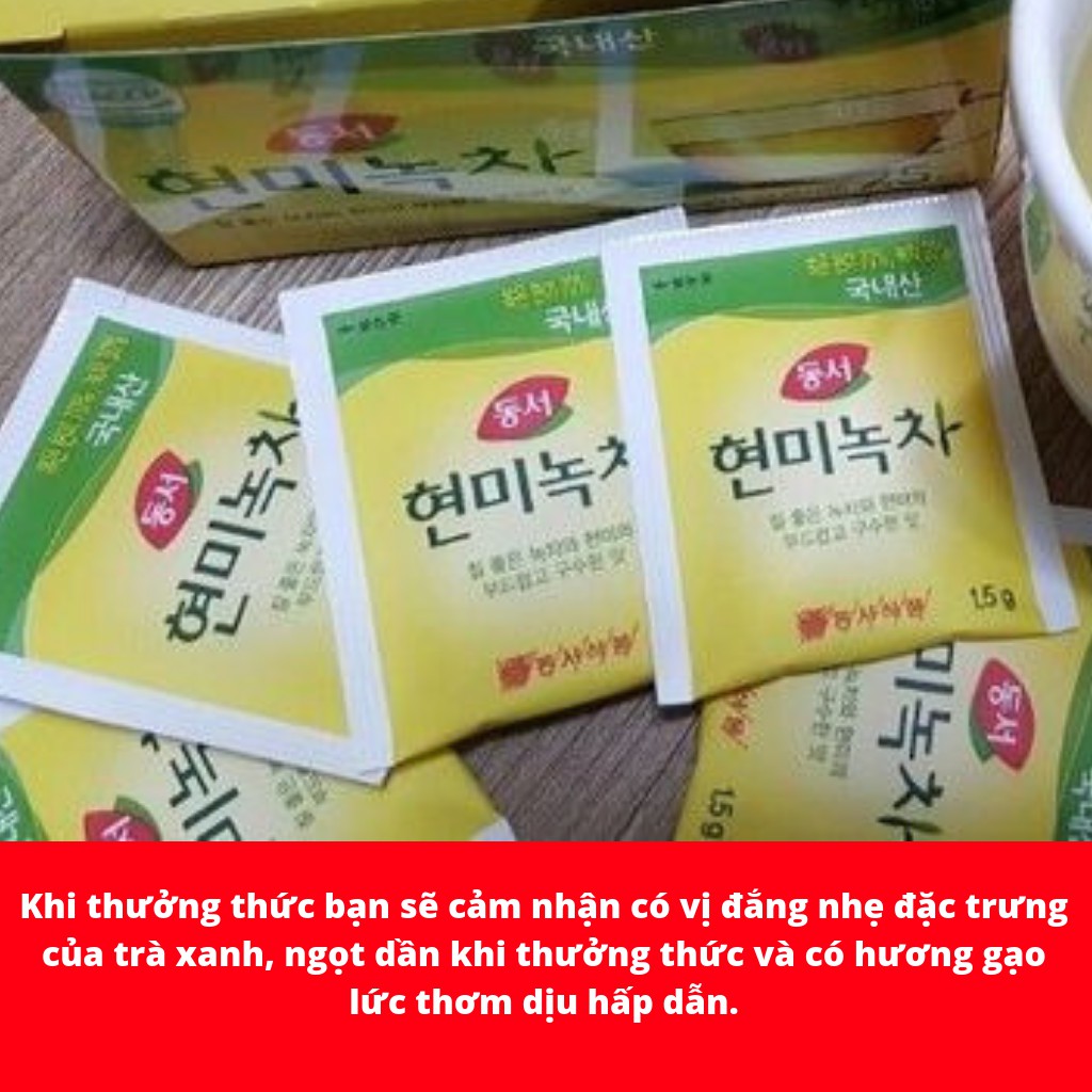 Trà xanh gạo lứt dongsuh 75 gram - nhập khẩu hàn quốc