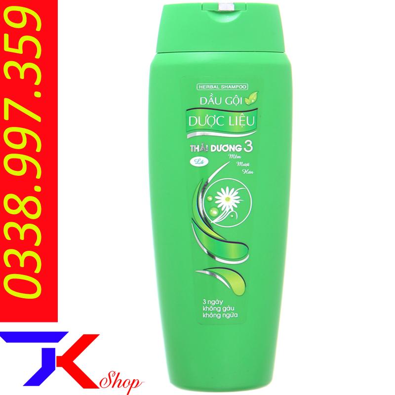 Dầu gội đầu Thái Dương 3 mềm mượt hương lá 200ml