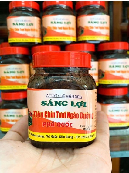 [HCM] [combo 2 hộp]Tiêu chín ngào đường 200g/hủ đặc sản Phú quốc- Date mới