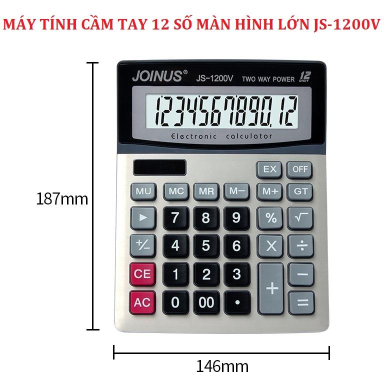 Máy tính cầm tay 12 số màn hình lớn JOINUS JS-1200V
