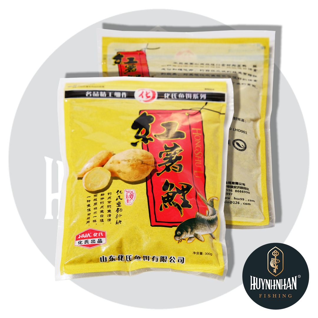 Mồi câu cá - khoai lang đỏ hua 300g