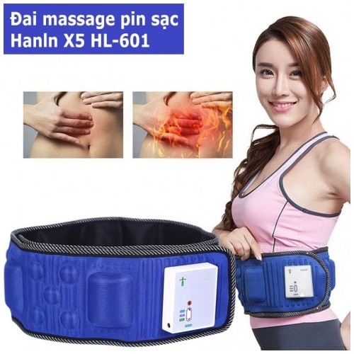 Đai Masage Giảm Mỡ Bụng X6 Pin Sạc Tiện Dụng Đánh Tan Mỡ Thừa Cho Bạn Vòng Eo Thon Gọn - Bảo Hành Lỗi 1 Đổi 1