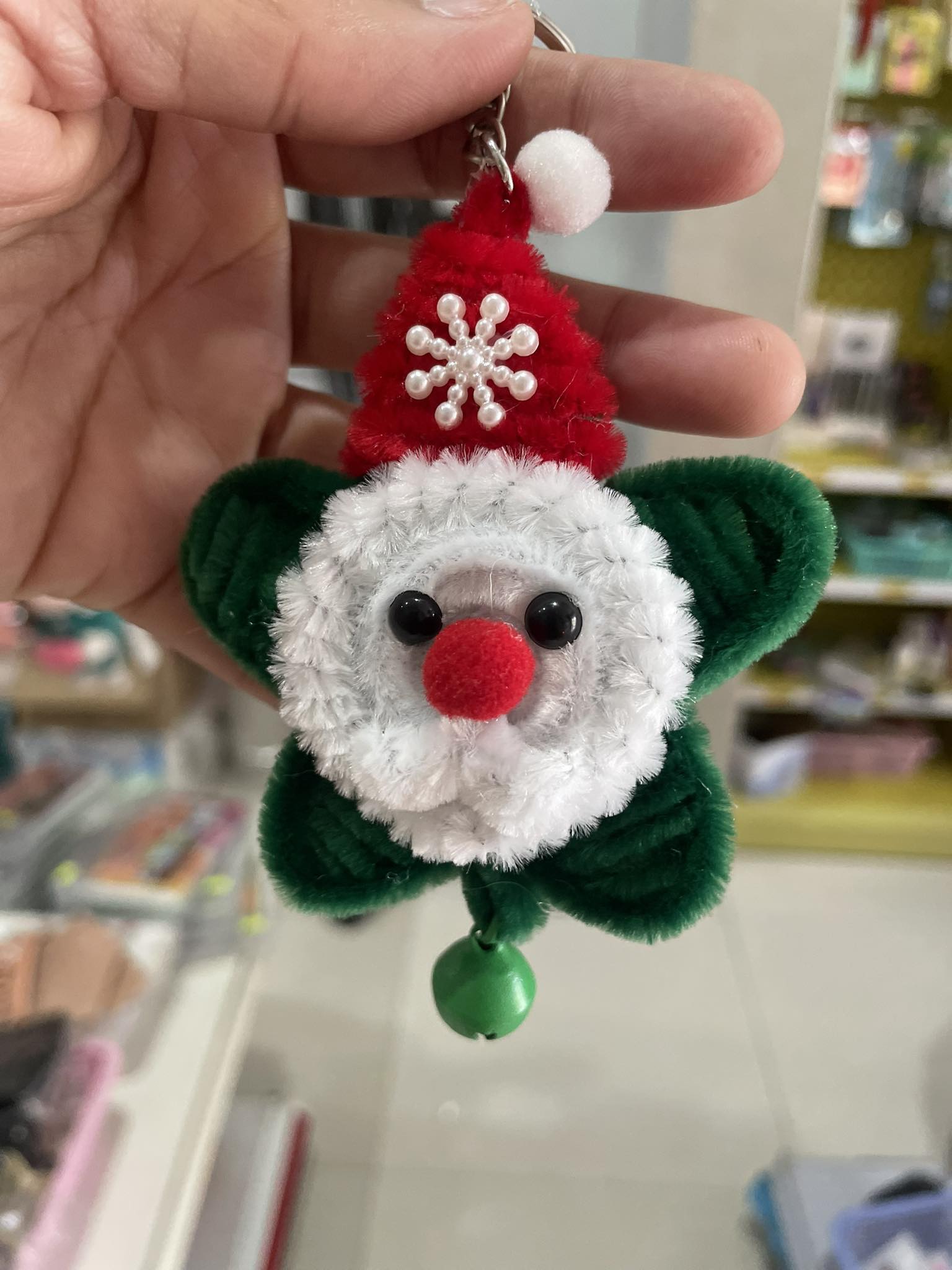 Móc khóa handmade kẽm nhung Noel