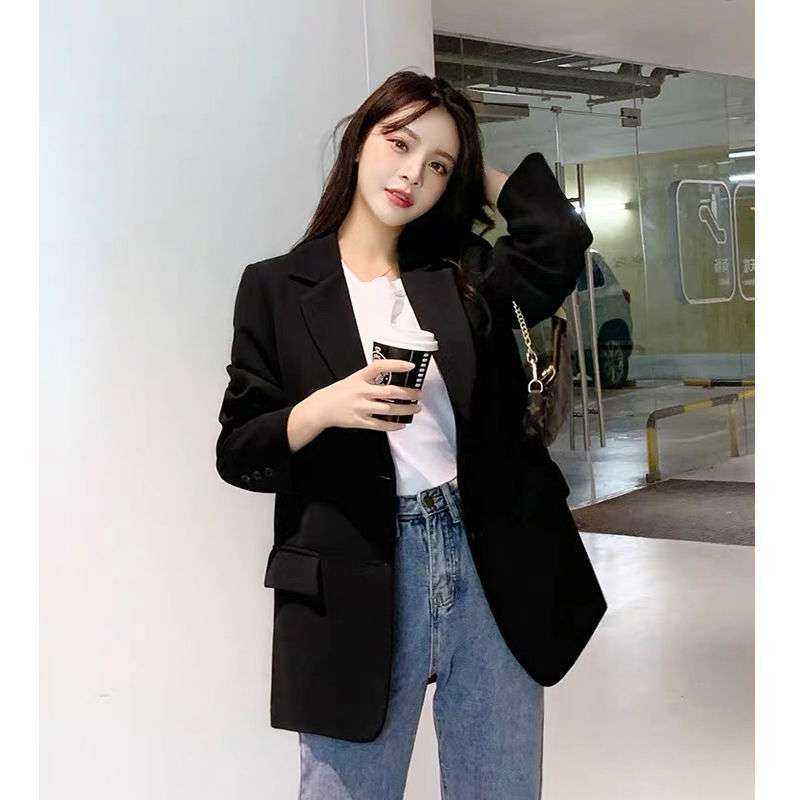 (ẢNH THẬT) Áo Blazer tay dài trơn cho nữ, áo vest 2 lớp, áo khoác blazer vest nữ AVS01 , áo blazer hàn quốc, LAZASHION, áo khoác nữ,áo khoác blazer nữ, áo vest nữ, áo blazer from rộng, áo vest nữ from rộng áo vest công sở, áo blazer ulzzang