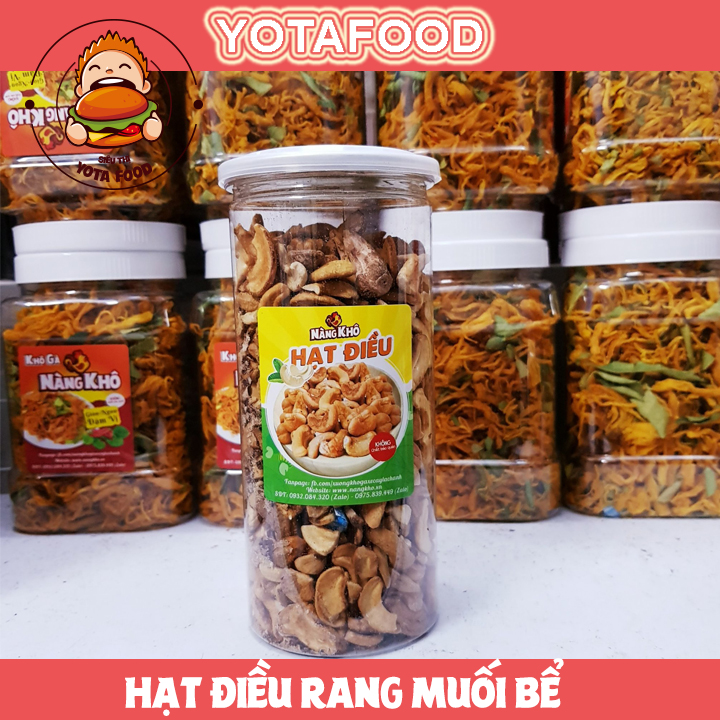 Hạt Điều rang muối Bình Phước cao cấp (HẠT VỠ) chuẩn loại 1 - 500gr