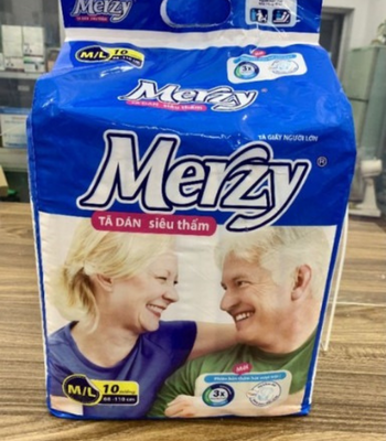 Tả dán người già merzy m/l10 - tả giấy người lớn siêu thấm