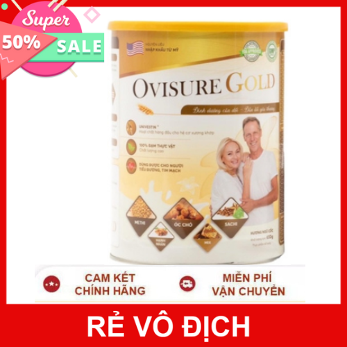 Sữa hạt xương khớp Ovisure Gold lon 650g